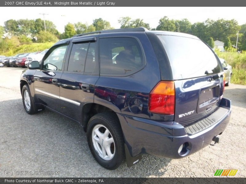 Midnight Blue Metallic / Light Gray 2007 GMC Envoy SLE 4x4