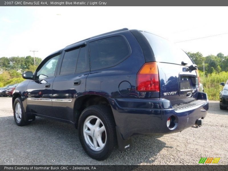 Midnight Blue Metallic / Light Gray 2007 GMC Envoy SLE 4x4