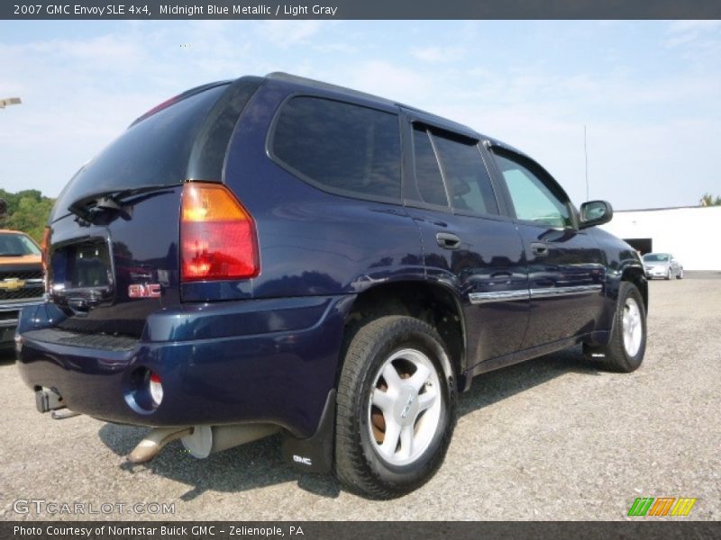 Midnight Blue Metallic / Light Gray 2007 GMC Envoy SLE 4x4