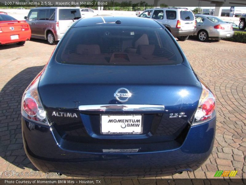 Majestic Blue Metallic / Blond 2007 Nissan Altima 2.5 SL