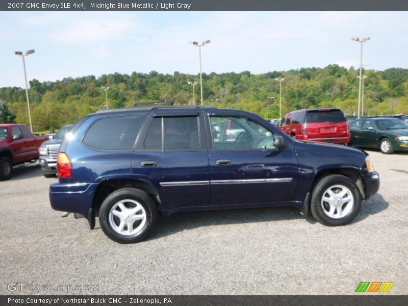 Midnight Blue Metallic / Light Gray 2007 GMC Envoy SLE 4x4