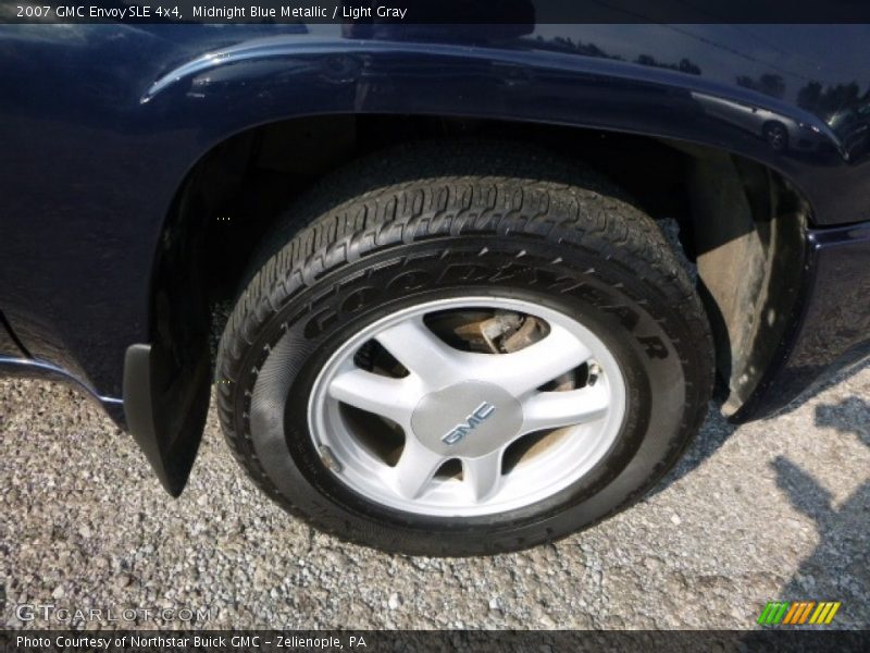 Midnight Blue Metallic / Light Gray 2007 GMC Envoy SLE 4x4