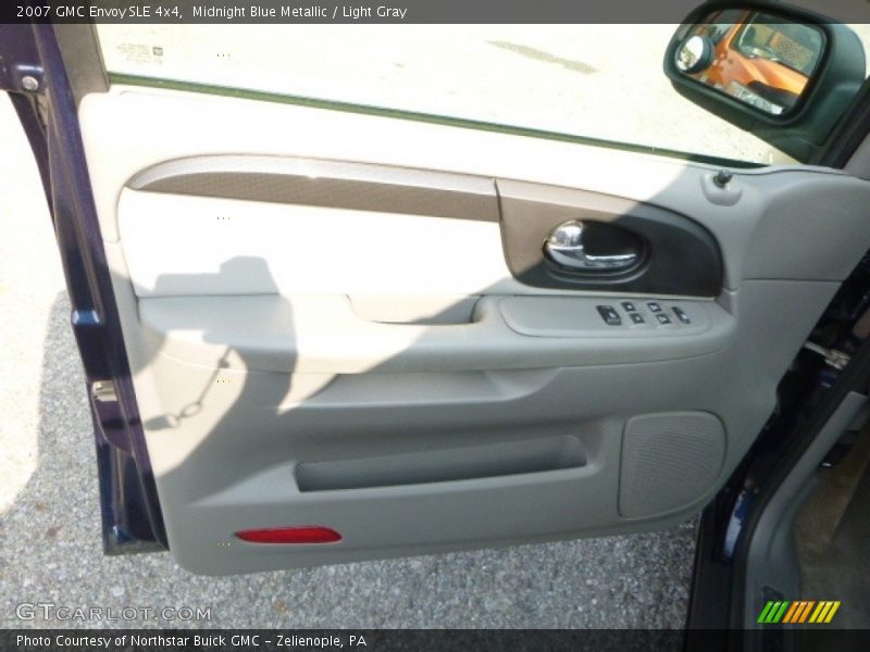 Midnight Blue Metallic / Light Gray 2007 GMC Envoy SLE 4x4