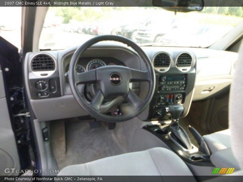 Midnight Blue Metallic / Light Gray 2007 GMC Envoy SLE 4x4