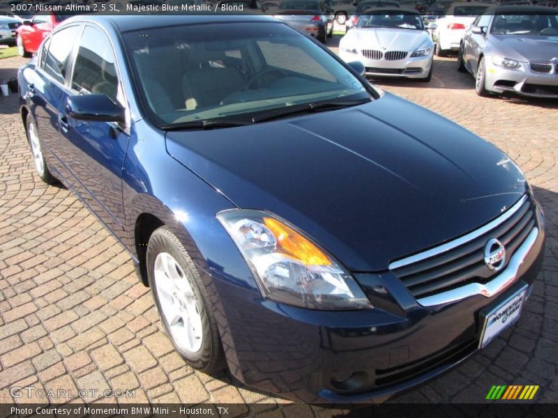 Majestic Blue Metallic / Blond 2007 Nissan Altima 2.5 SL
