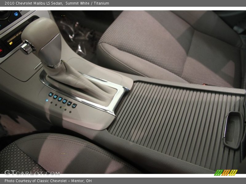 Summit White / Titanium 2010 Chevrolet Malibu LS Sedan