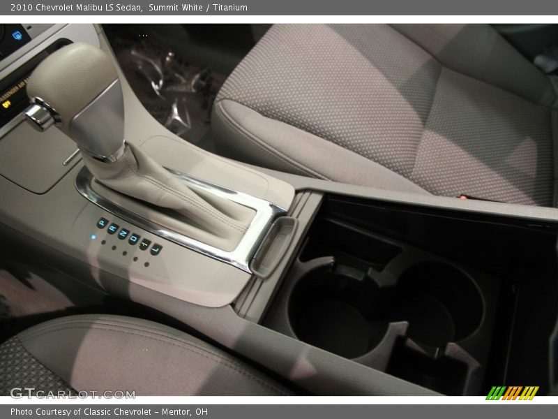 Summit White / Titanium 2010 Chevrolet Malibu LS Sedan