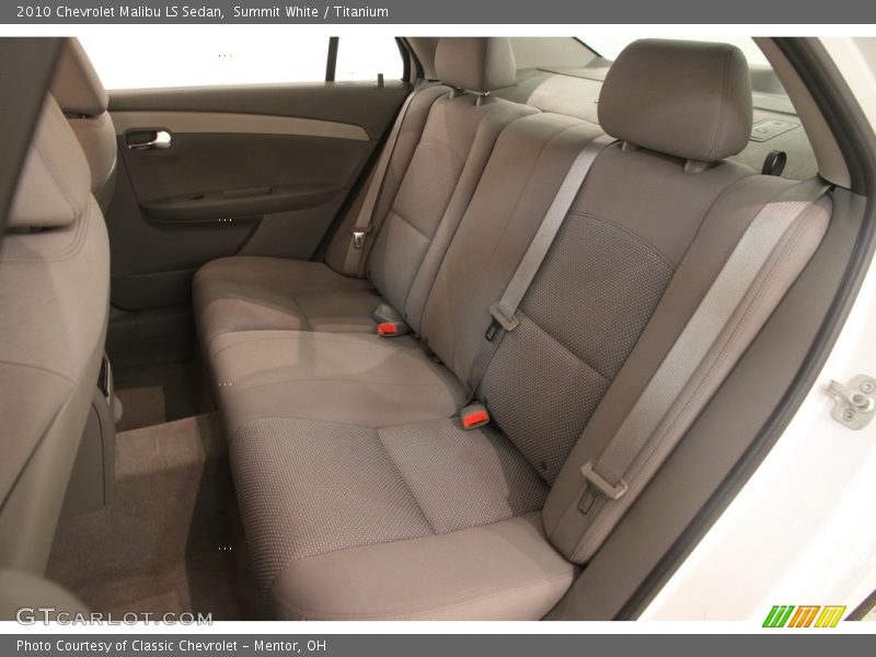Summit White / Titanium 2010 Chevrolet Malibu LS Sedan