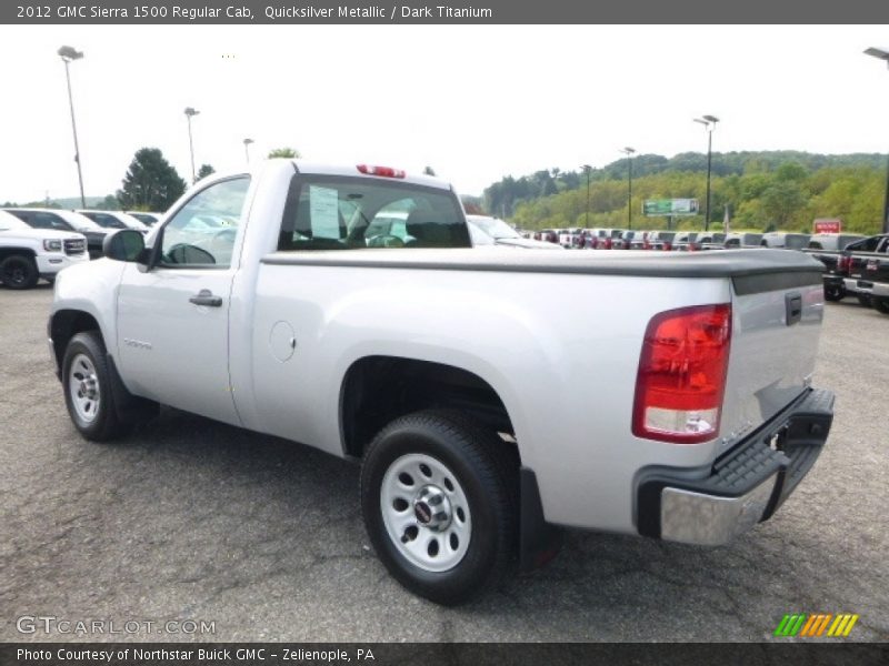 Quicksilver Metallic / Dark Titanium 2012 GMC Sierra 1500 Regular Cab