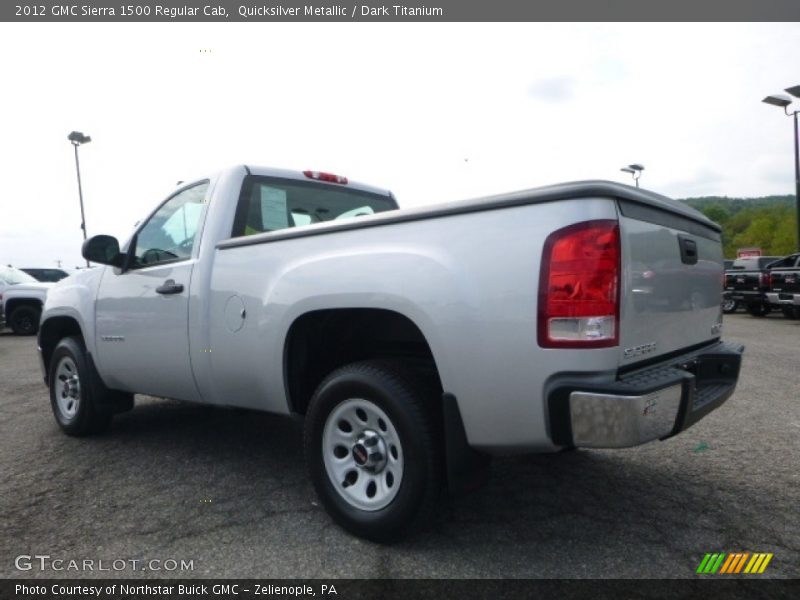 Quicksilver Metallic / Dark Titanium 2012 GMC Sierra 1500 Regular Cab