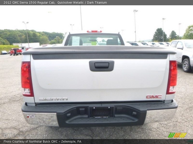 Quicksilver Metallic / Dark Titanium 2012 GMC Sierra 1500 Regular Cab