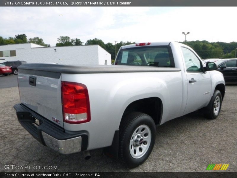 Quicksilver Metallic / Dark Titanium 2012 GMC Sierra 1500 Regular Cab