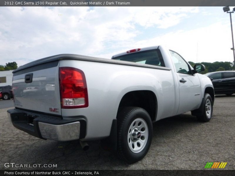 Quicksilver Metallic / Dark Titanium 2012 GMC Sierra 1500 Regular Cab