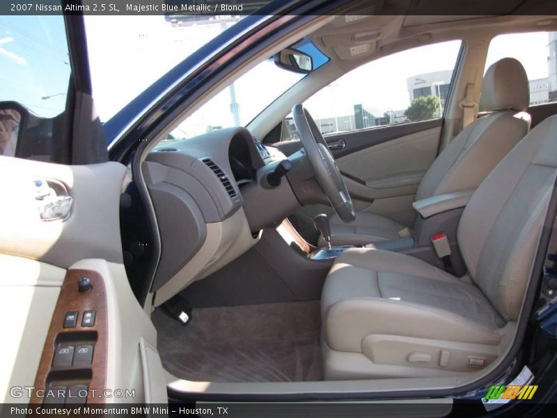 Majestic Blue Metallic / Blond 2007 Nissan Altima 2.5 SL