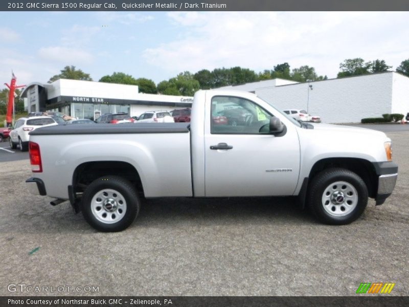 Quicksilver Metallic / Dark Titanium 2012 GMC Sierra 1500 Regular Cab
