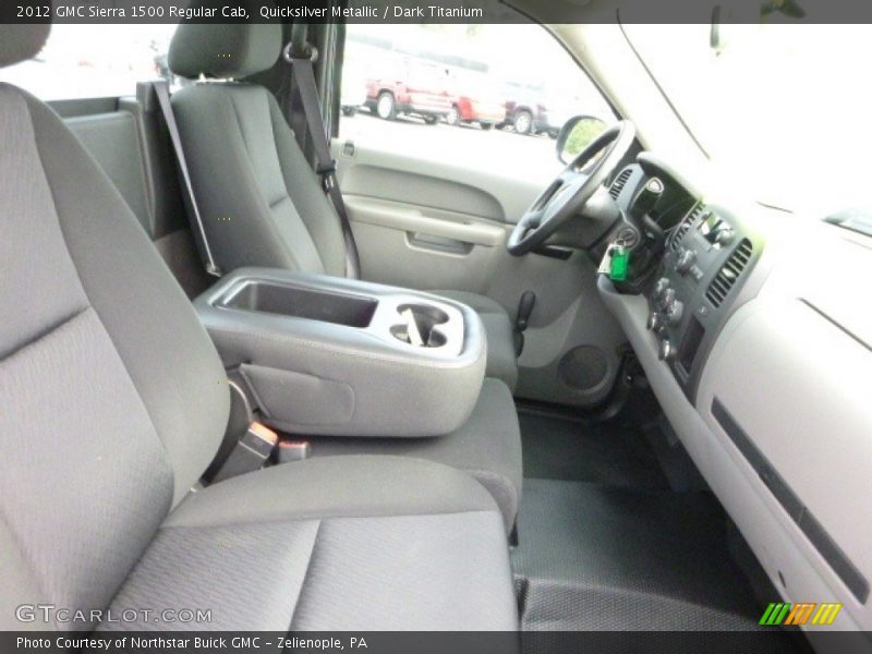 Quicksilver Metallic / Dark Titanium 2012 GMC Sierra 1500 Regular Cab