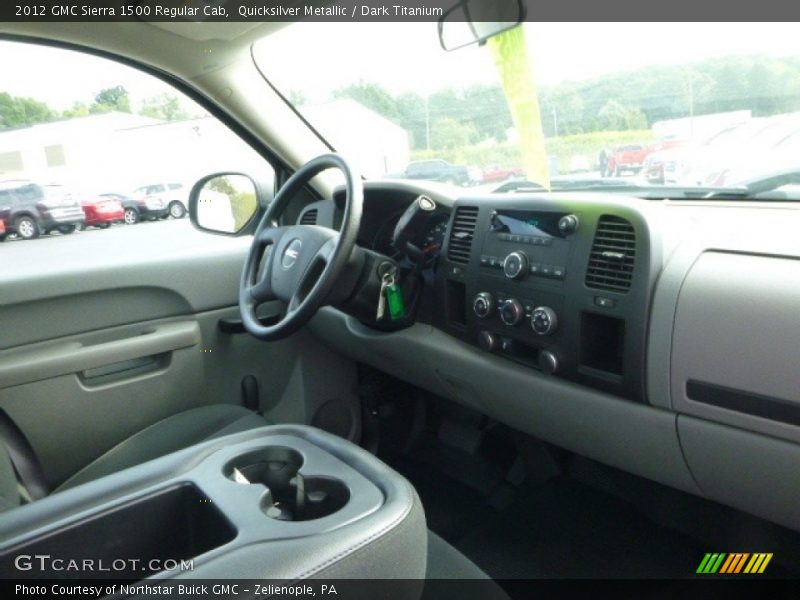 Quicksilver Metallic / Dark Titanium 2012 GMC Sierra 1500 Regular Cab