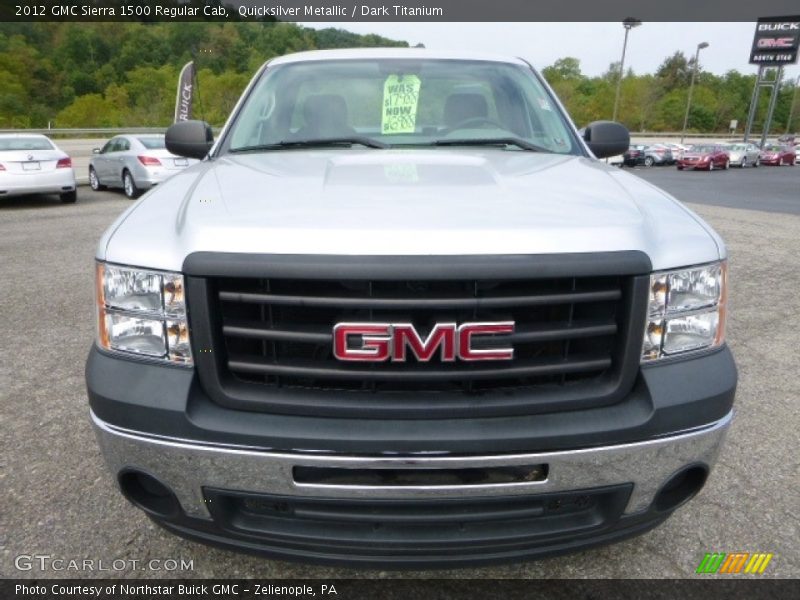 Quicksilver Metallic / Dark Titanium 2012 GMC Sierra 1500 Regular Cab