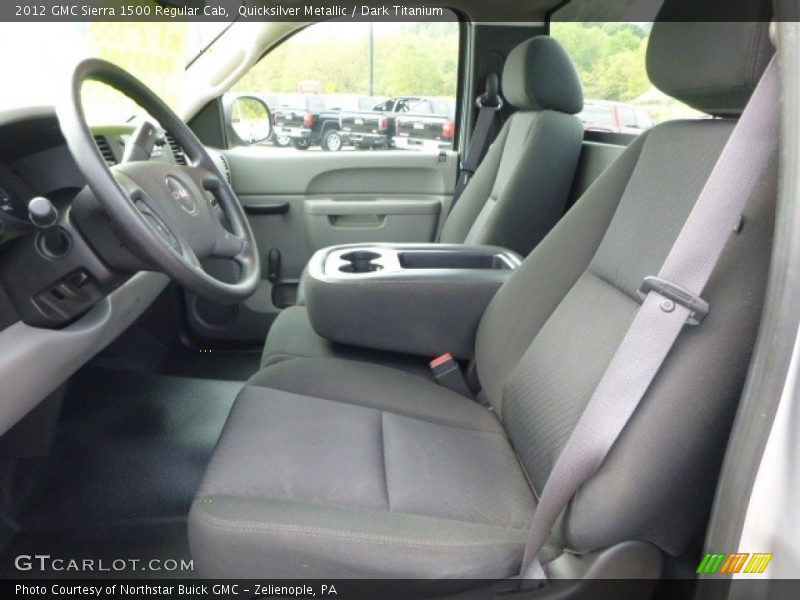 Quicksilver Metallic / Dark Titanium 2012 GMC Sierra 1500 Regular Cab