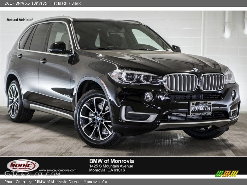 Jet Black / Black 2017 BMW X5 sDrive35i