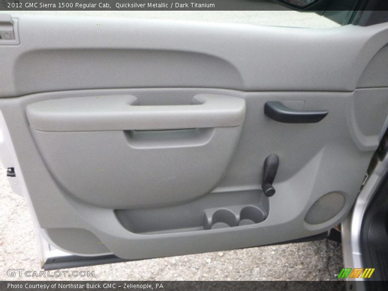 Quicksilver Metallic / Dark Titanium 2012 GMC Sierra 1500 Regular Cab