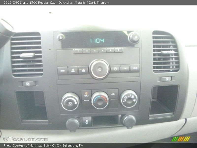 Quicksilver Metallic / Dark Titanium 2012 GMC Sierra 1500 Regular Cab