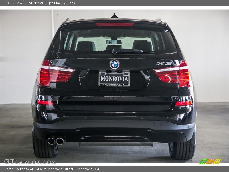 Jet Black / Black 2017 BMW X3 xDrive28i