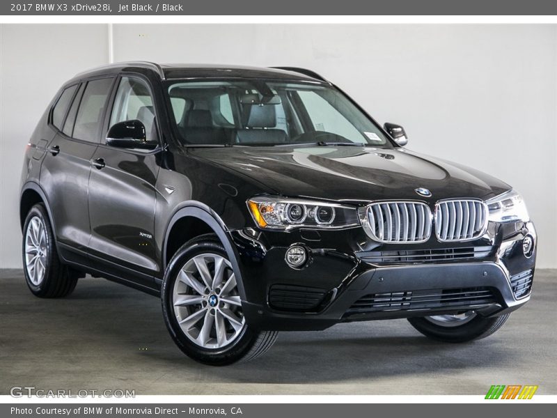 Jet Black / Black 2017 BMW X3 xDrive28i