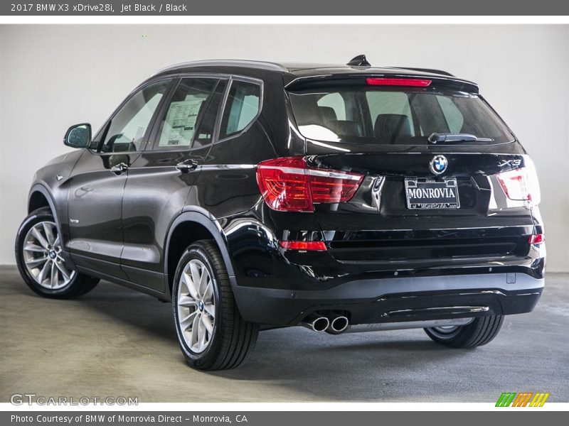 Jet Black / Black 2017 BMW X3 xDrive28i