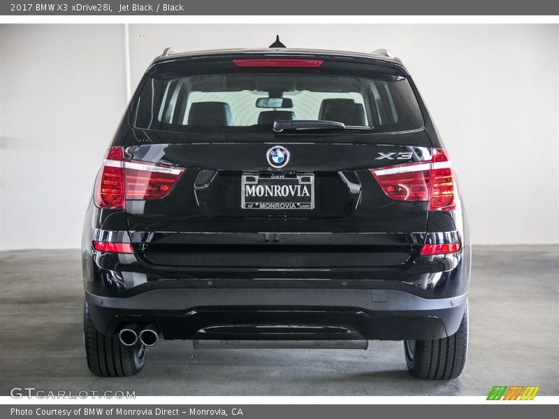 Jet Black / Black 2017 BMW X3 xDrive28i