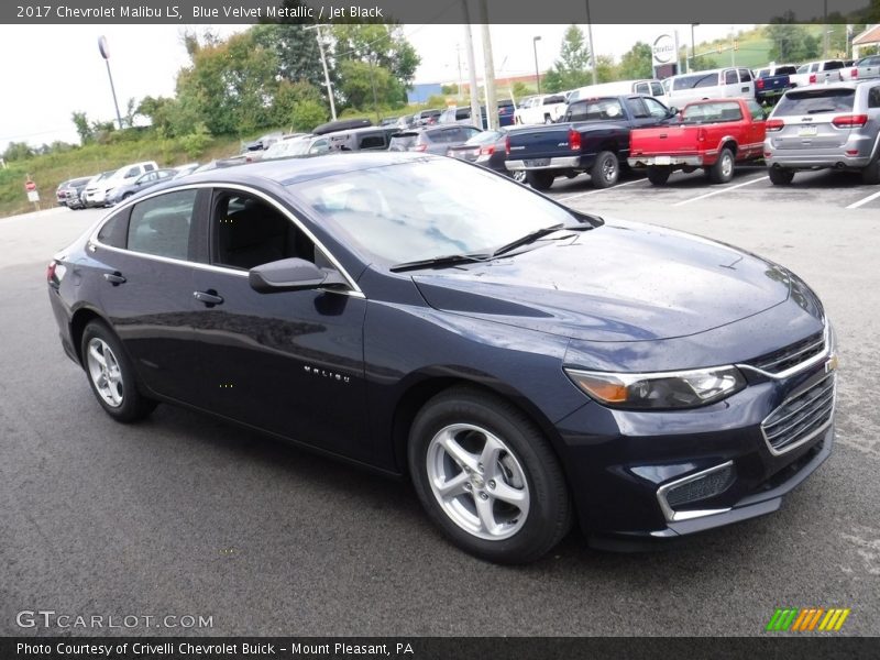 Blue Velvet Metallic / Jet Black 2017 Chevrolet Malibu LS