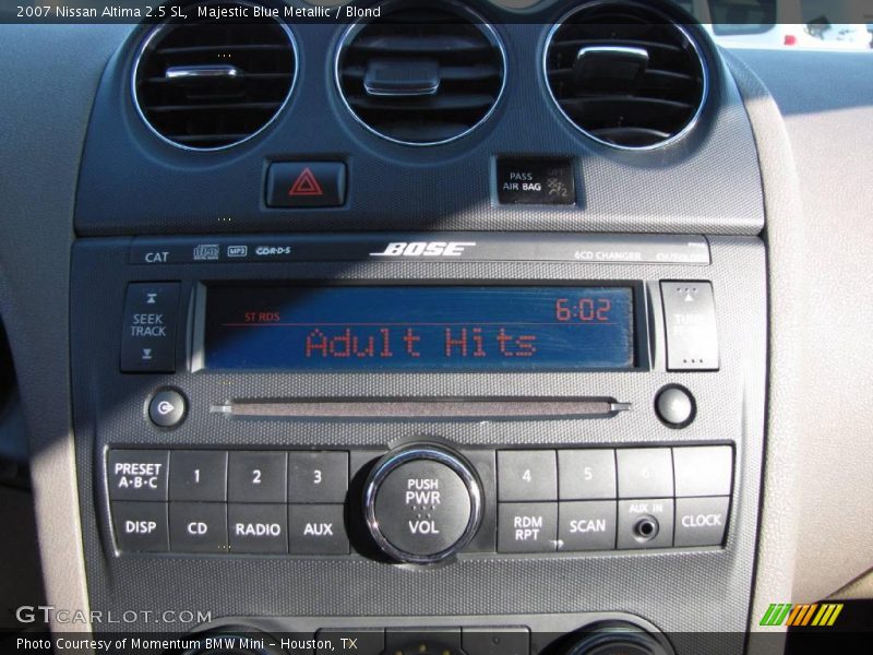 Majestic Blue Metallic / Blond 2007 Nissan Altima 2.5 SL
