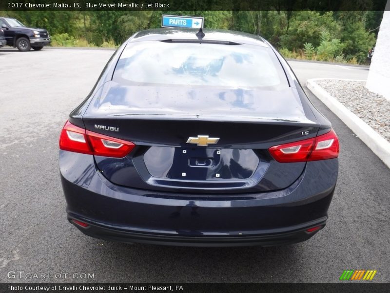 Blue Velvet Metallic / Jet Black 2017 Chevrolet Malibu LS