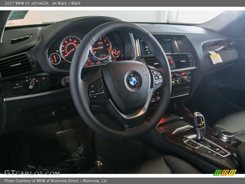 Jet Black / Black 2017 BMW X3 xDrive28i