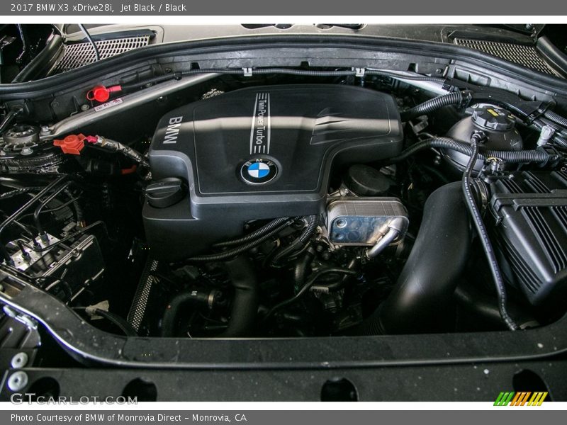 Jet Black / Black 2017 BMW X3 xDrive28i