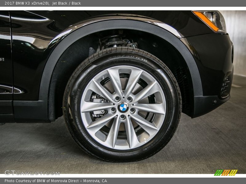 Jet Black / Black 2017 BMW X3 xDrive28i