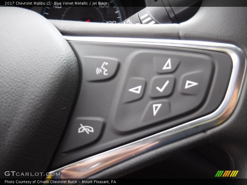 Blue Velvet Metallic / Jet Black 2017 Chevrolet Malibu LS