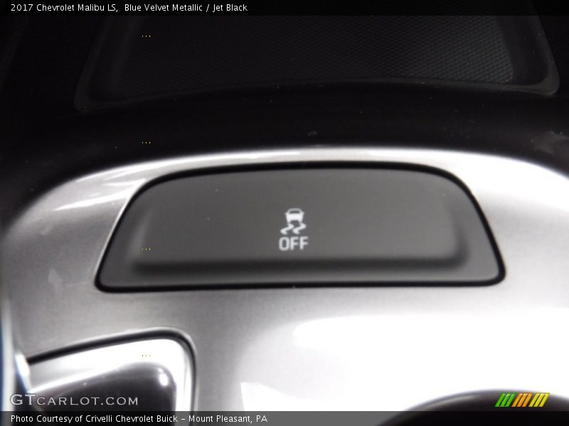 Blue Velvet Metallic / Jet Black 2017 Chevrolet Malibu LS