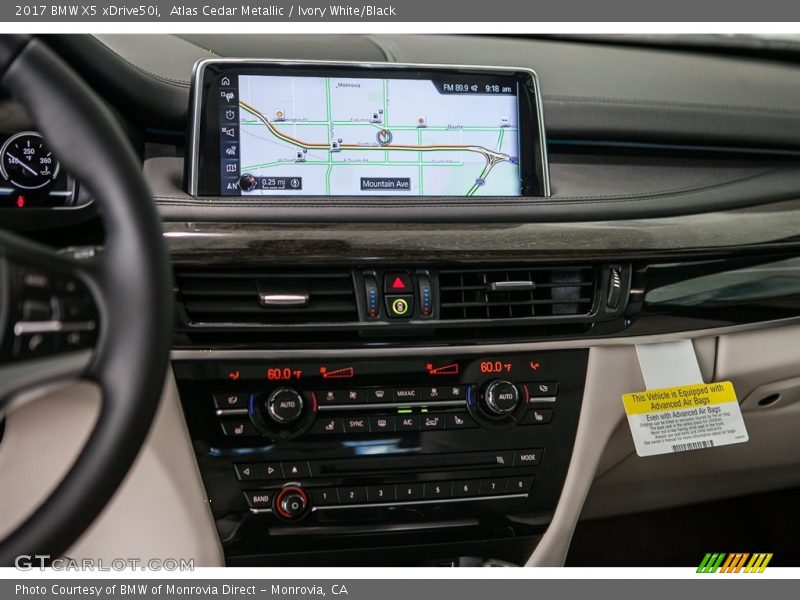 Navigation of 2017 X5 xDrive50i