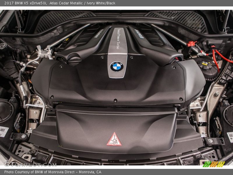  2017 X5 xDrive50i Engine - 4.4 Liter TwinPower Turbocharged DOHC 32-Valve VVT V8