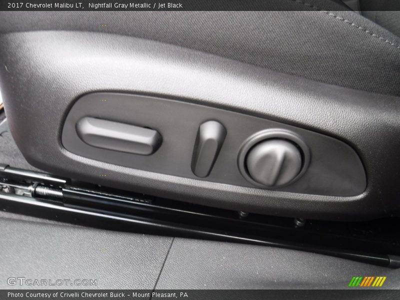 Nightfall Gray Metallic / Jet Black 2017 Chevrolet Malibu LT