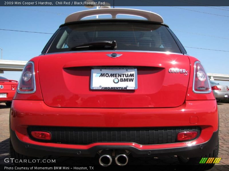 Chili Red / Black/Rooster Red 2009 Mini Cooper S Hardtop