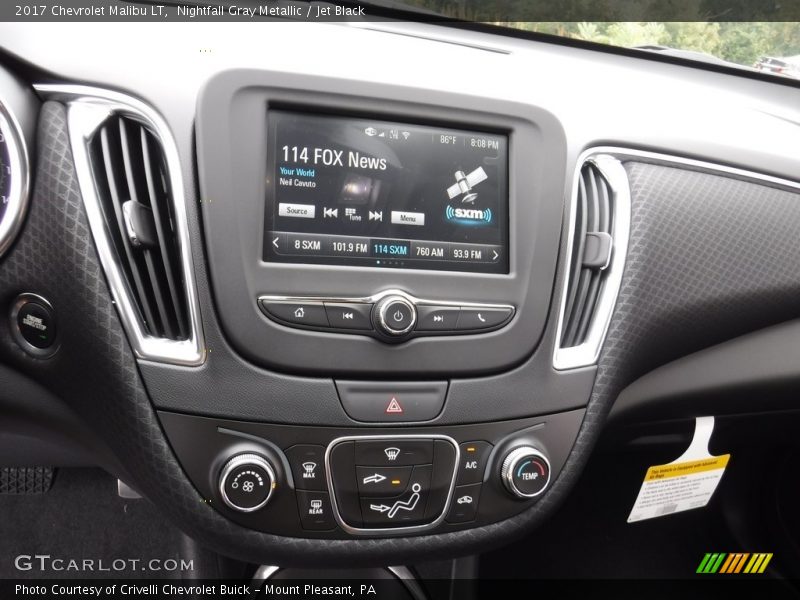 Controls of 2017 Malibu LT