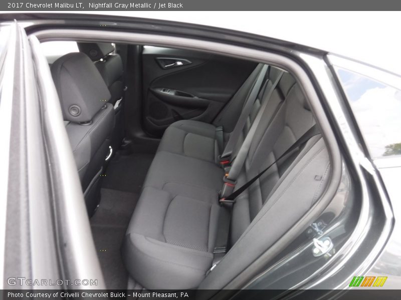 Rear Seat of 2017 Malibu LT