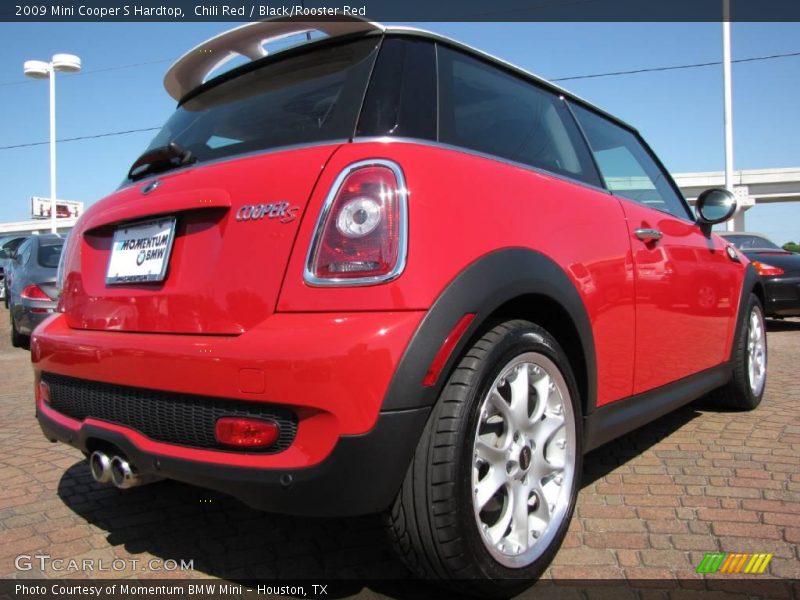 Chili Red / Black/Rooster Red 2009 Mini Cooper S Hardtop