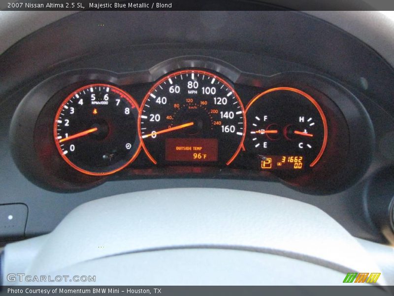 Majestic Blue Metallic / Blond 2007 Nissan Altima 2.5 SL