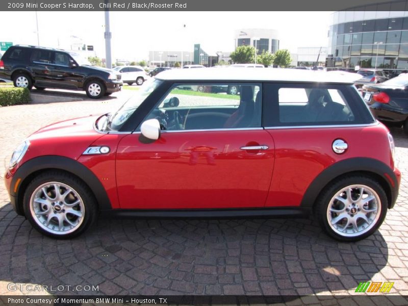 Chili Red / Black/Rooster Red 2009 Mini Cooper S Hardtop