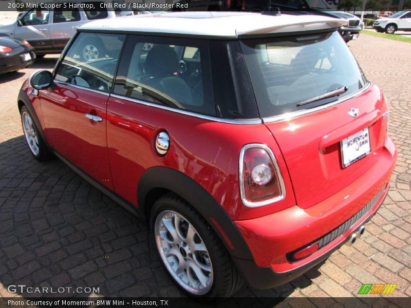 Chili Red / Black/Rooster Red 2009 Mini Cooper S Hardtop