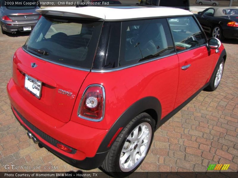 Chili Red / Black/Rooster Red 2009 Mini Cooper S Hardtop