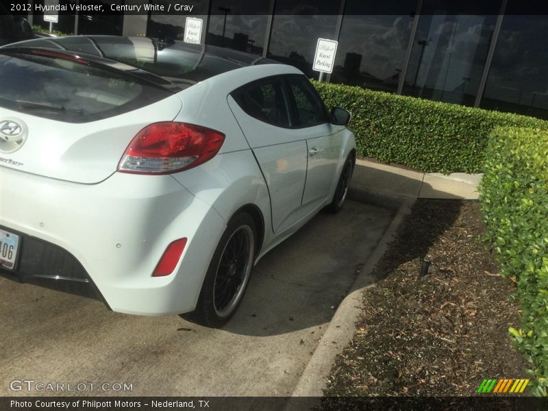 Century White / Gray 2012 Hyundai Veloster